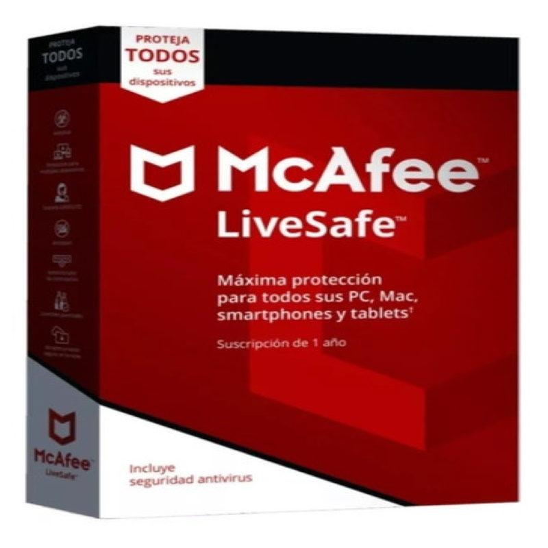 McAfee LiveSafe Antivirüs (10 Kullanıcı / 1 Yıl)