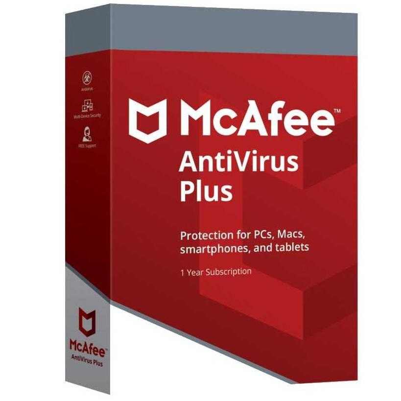 McAfee Antivirüs Plus 10 (10 Kullanıcı / 1 Yıl)